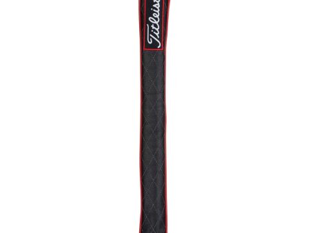 Titleist Limited Edition Jet Black Leather Alignment Stick Cover Cheap