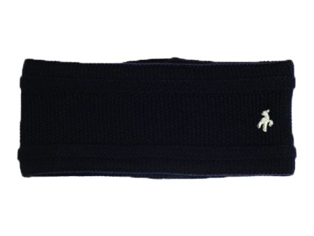 Green Lamb Irene Fleece Lined Headband - Black For Sale