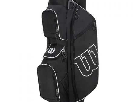 Wilson Prostaff Cart Bag - Black White For Sale