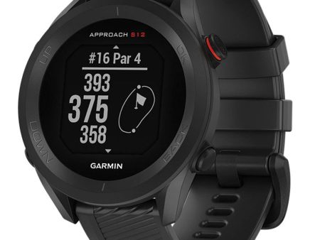 Garmin Approach S12 Golf GPS Watch - Black Online now