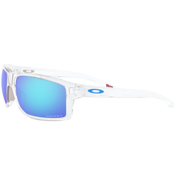 Oakley Gibston Sunglasses - Prizm Sapphire Lens - Polished Clear Frame Discount