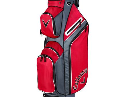 Callaway X Series Cart Bag - Red Titanium White Fashion