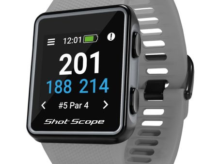 Shot Scope G3 GPS Golf Watch - Grey Online Sale