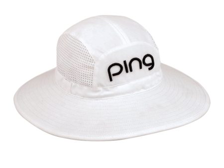 Ping Ladies Boonie Sun Hat - White For Discount