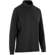 ProQuip Ladies Emma Melange 1 4 Zip Pullover - Black Supply