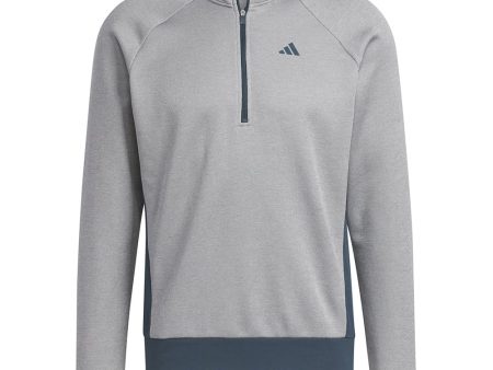 adidas DWR 1 4 Zip Pullover - Grey Three Grey Two Arctic Night For Sale