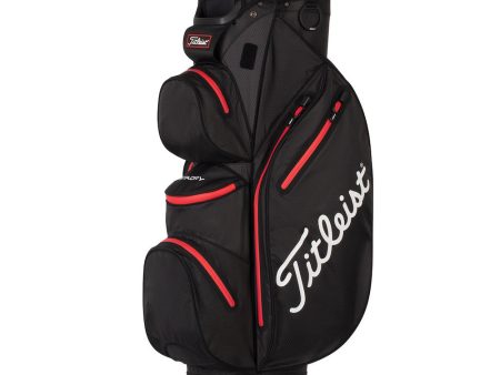 Titleist StaDry Cart 14 Waterproof Cart Bag - Black Red Online