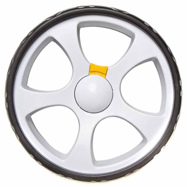 PowaKaddy Wide Golf Trolley Wheels (Pair) - White Hot on Sale