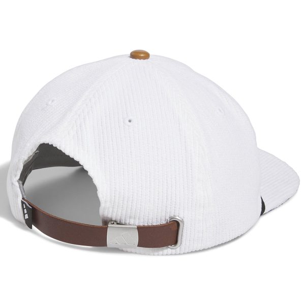 adidas Corduroy Leather 5-Panel Rope Cap - White Online Sale