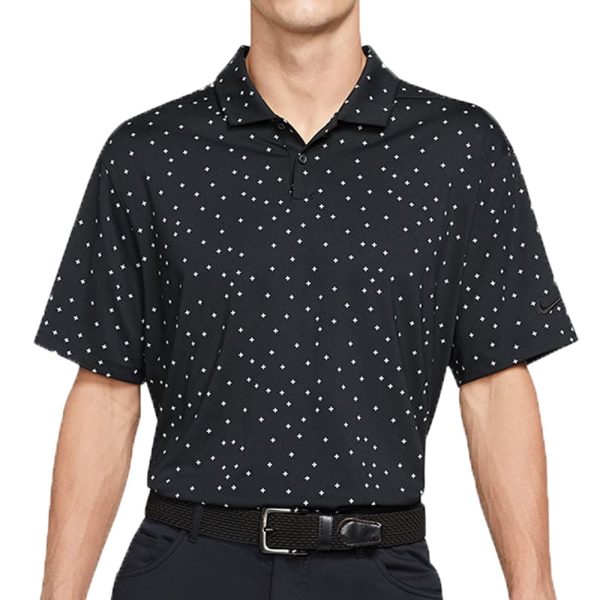 Nike Dri-Fit Vapor Printed Polo - Black Fashion