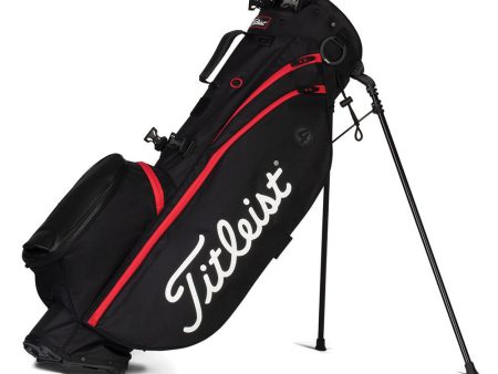 Titleist Player 4 Stand Bag - Black Red Online Sale