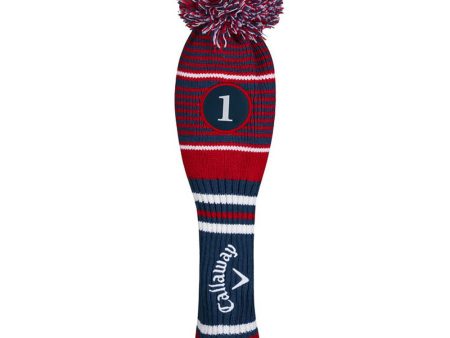 Callaway Pom Pom II Driver Headcover - Navy Red White Hot on Sale