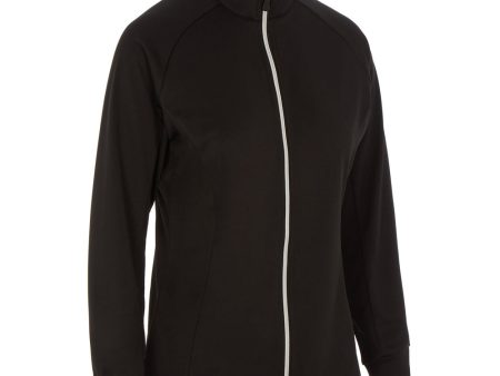 ProQuip Ladies Kristy Full Zip Pullover - Black Online Hot Sale