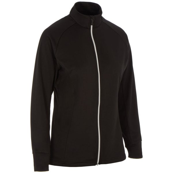 ProQuip Ladies Kristy Full Zip Pullover - Black Online Hot Sale