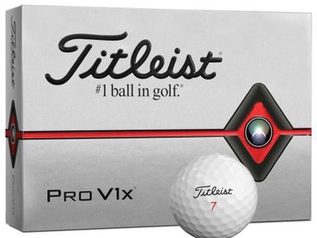 Titleist Pro V1x High Number Golf Balls - White - 12 Pack Online Hot Sale