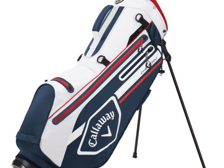 Callaway Chev Dry Waterproof Stand Bag - Navy White Red Online Hot Sale