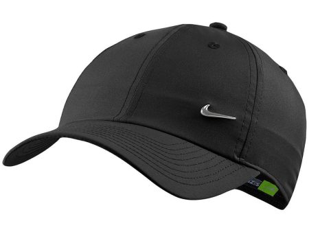 Nike Heritage 86 Cap - Black Metallic Silver For Cheap