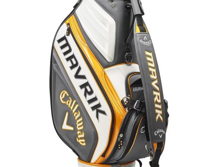 Callaway Mavrik Tour Staff Bag - Charcoal White Orange on Sale