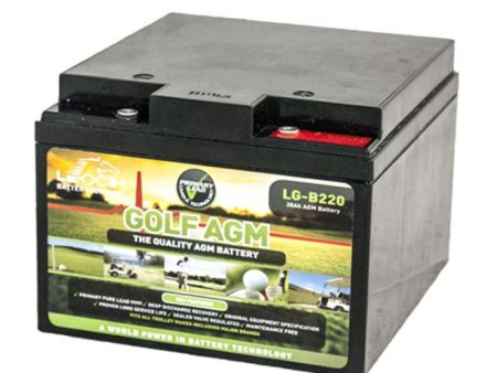 Leoch LG-B220 12v 28Ah AGM 27 Hole Golf Battery Discount