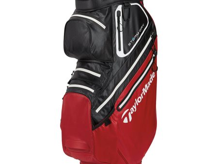 TaylorMade StormDry Cart Bag - Red Black Fashion