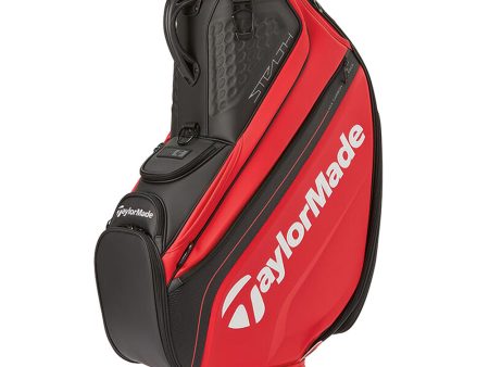 TaylorMade Stealth Tour Cart Bag - Black Red Online Sale