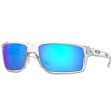 Oakley Gibston Sunglasses - Prizm Sapphire Lens - Polished Clear Frame Discount