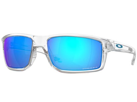 Oakley Gibston Sunglasses - Prizm Sapphire Lens - Polished Clear Frame Discount