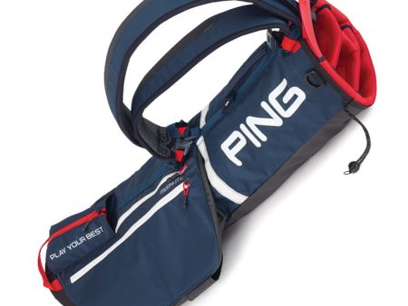 Ping Moonlite Pencil Bag - Navy White Scarlet Cheap