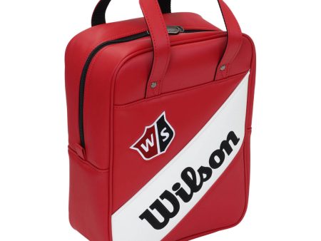 Wilson Practice Ball Bag - Red White Discount