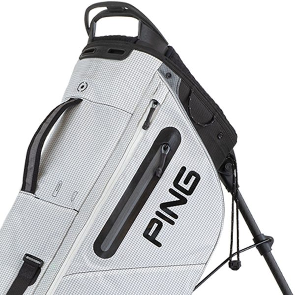 Ping Hoofer Craz-E Lite Stand Bag - White Black Online