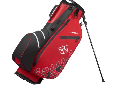 Wilson Dry Tech II Stand Bag - Red White Black Supply