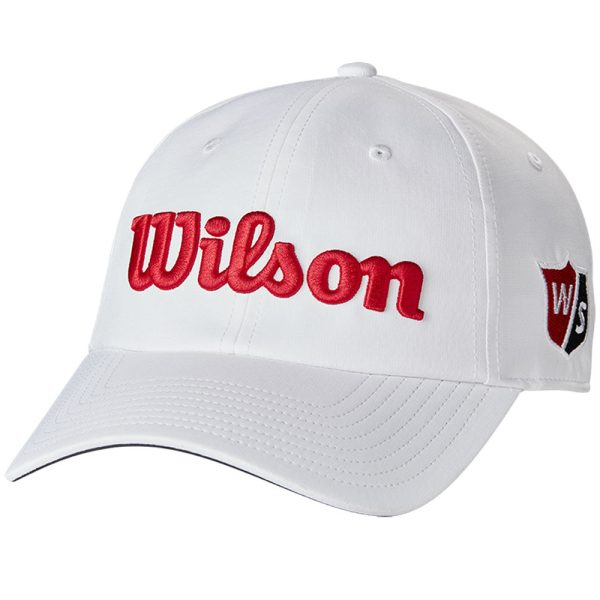 Wilson Pro Tour Cap - White Red For Sale