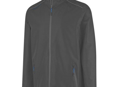 Island Green Junior Waterproof Jacket - Charcoal Online