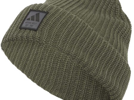 adidas Novelty Beanie - Olive Strata on Sale