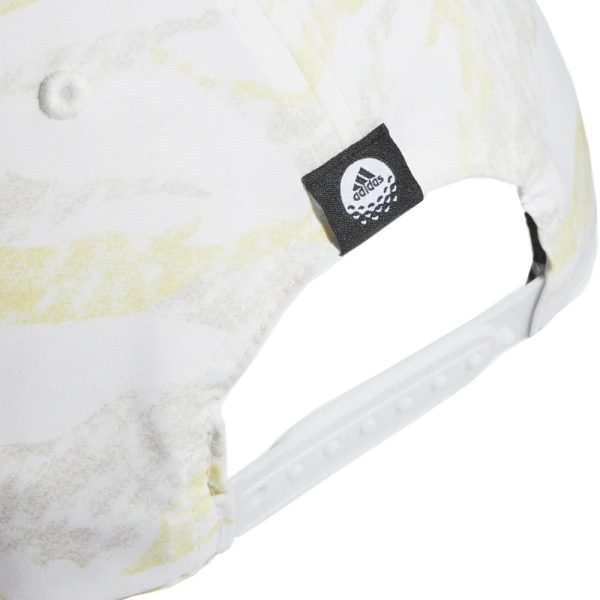 adidas Tour Print Snapback - White For Discount