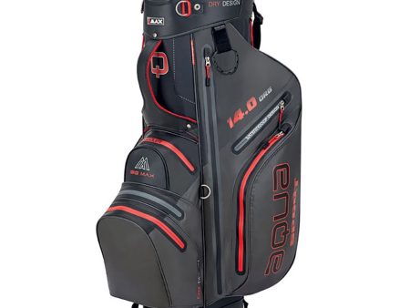 BIG MAX Aqua Sport 3 Waterproof Cart Bag - Charcoal Black Red For Cheap