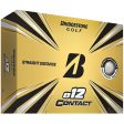 Bridgestone E12 Contact Matte Golf Balls - White - Double Dozen Online