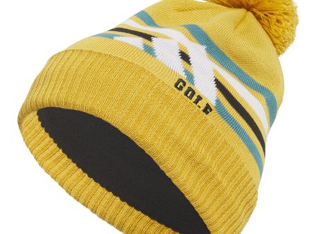 adidas Pom Beanie - Preloved Yellow Supply