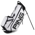 Ping Hoofer Tour Stand Bag - White Black Hot on Sale