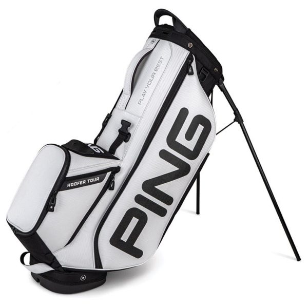 Ping Hoofer Tour Stand Bag - White Black Hot on Sale