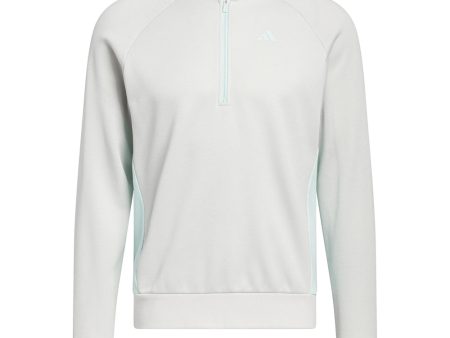 adidas DWR 1 4 Zip Pullover - Grey One White Semi Flash Aqua Online