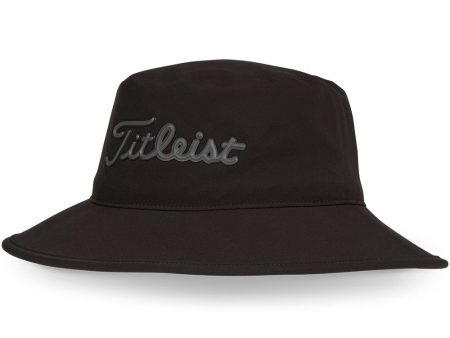 Titleist Players StaDry Bucket Hat - Black Charcoal Online Hot Sale