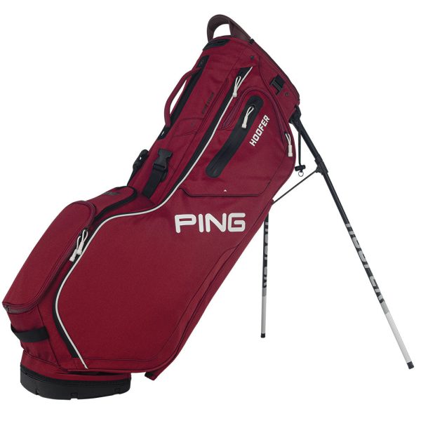 Ping Hoofer Stand Bag - Cardinal White Black on Sale