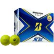 Bridgestone Tour B XS Golf Balls - Yellow - Double Dozen Fashion