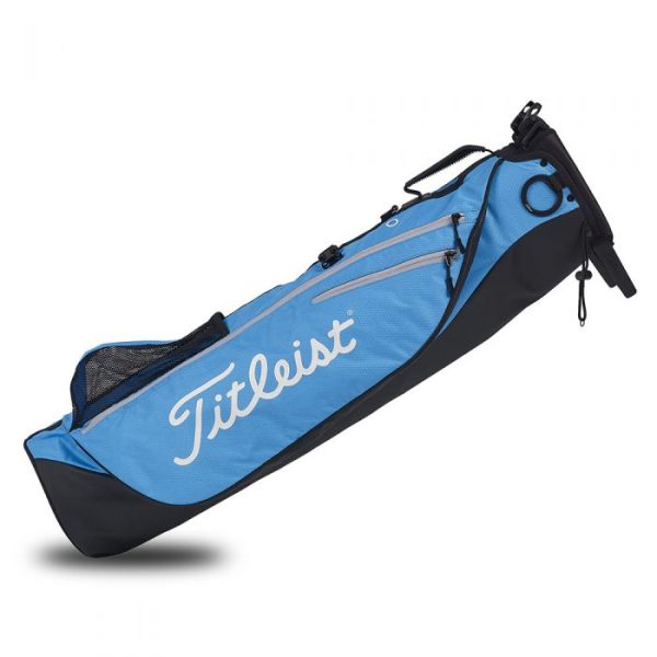 Titleist Premium Carry Pencil Bag - Black Blue Silver For Sale