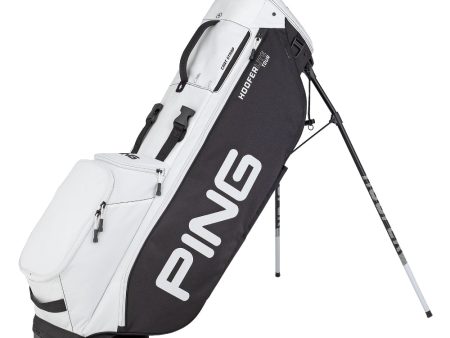 Ping Hoofer Lite Tour Stand Bag - Black White Online Sale