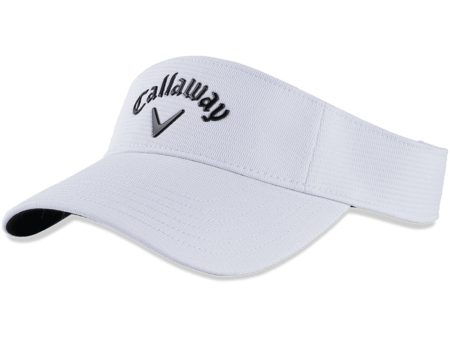 Callaway Liquid Metal Visor Cap - White Black Online Sale