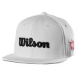 Wilson Junior Flat Brim Cap - White Online now