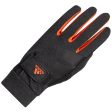 adidas Versatile Warm Glove Pair - Dark Grey Heather Orange Cheap