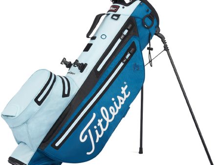 Titleist Players 4 StaDry Waterproof Stand Bag - Lagoon Sky Black Cheap